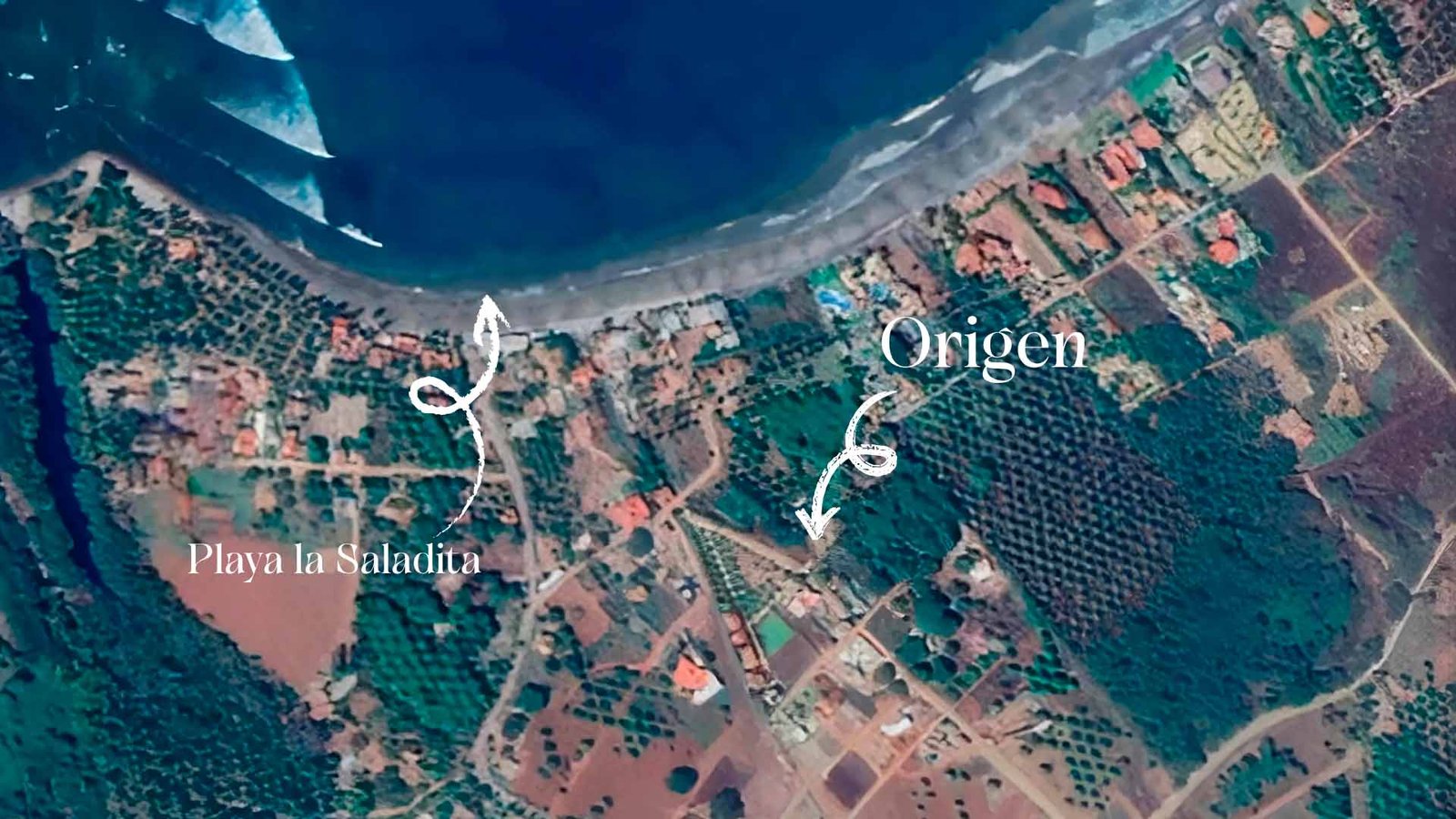 Mapa de la ubicación de Origen